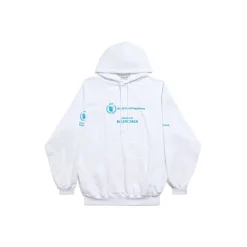 Hoodie Wfp Medium Fit  da Donna in Bianco