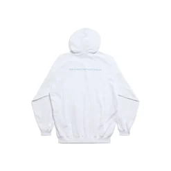 Hoodie Wfp Medium Fit  da Donna in Bianco