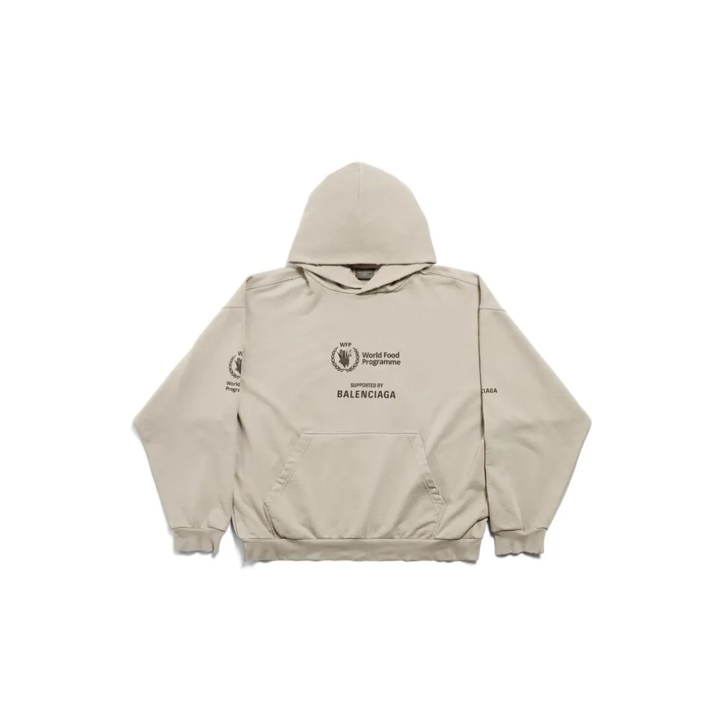 Hoodie Wfp Medium Fit in Grigio/bianco