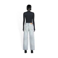 Jeans Ankle Cut da Donna in Azzurro