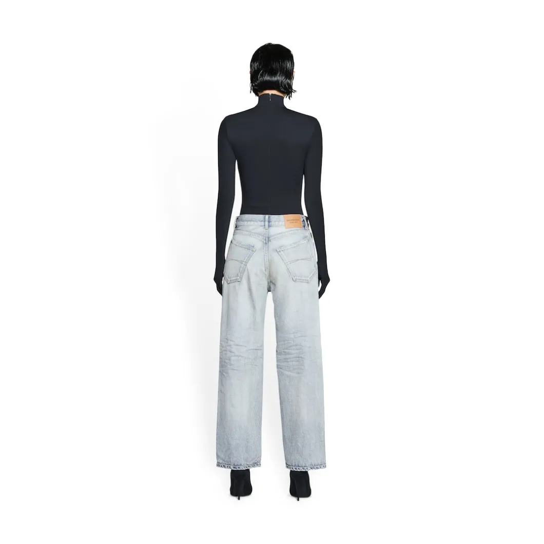 Jeans Ankle Cut da Donna in Azzurro