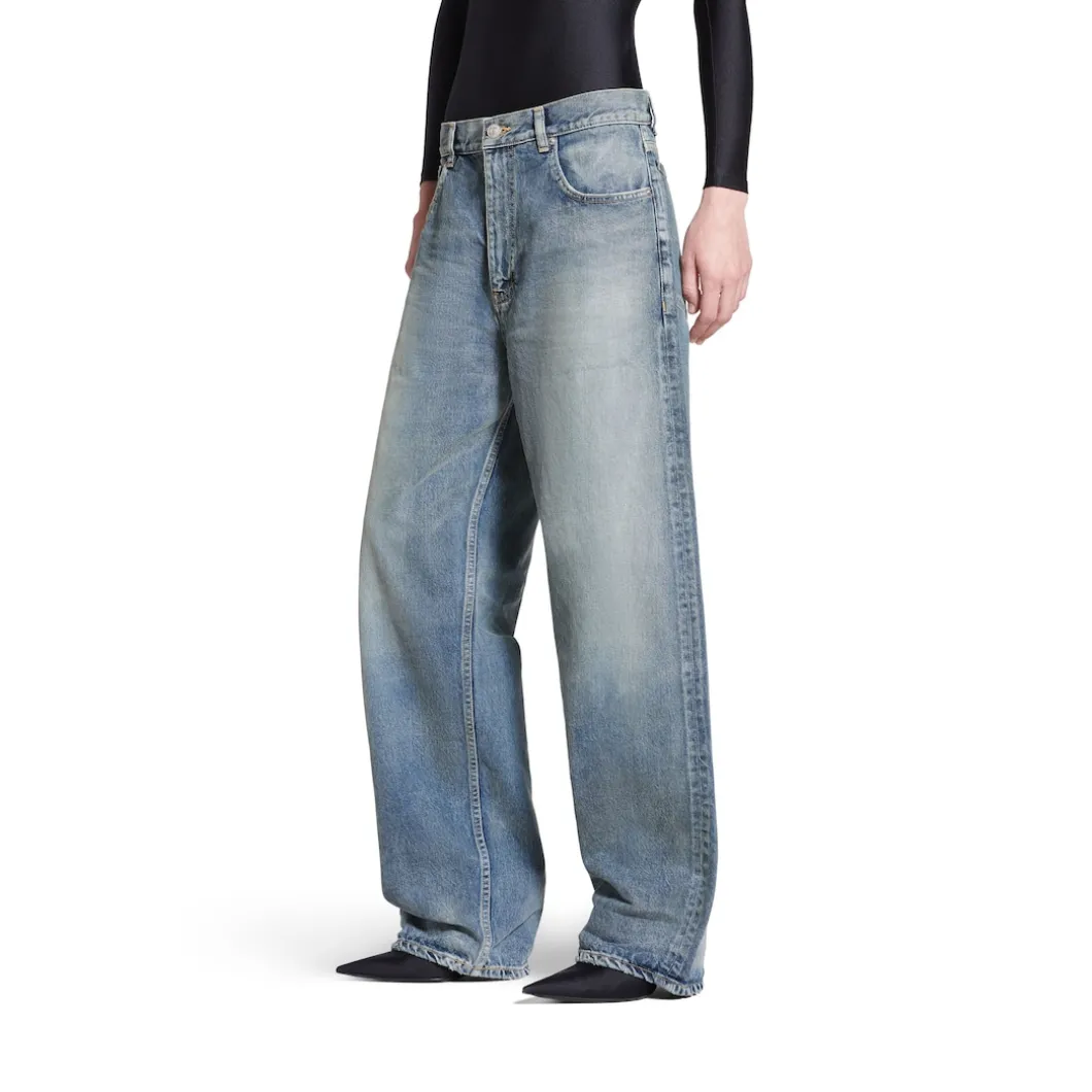 Jeans Loose Fit in Azzurro