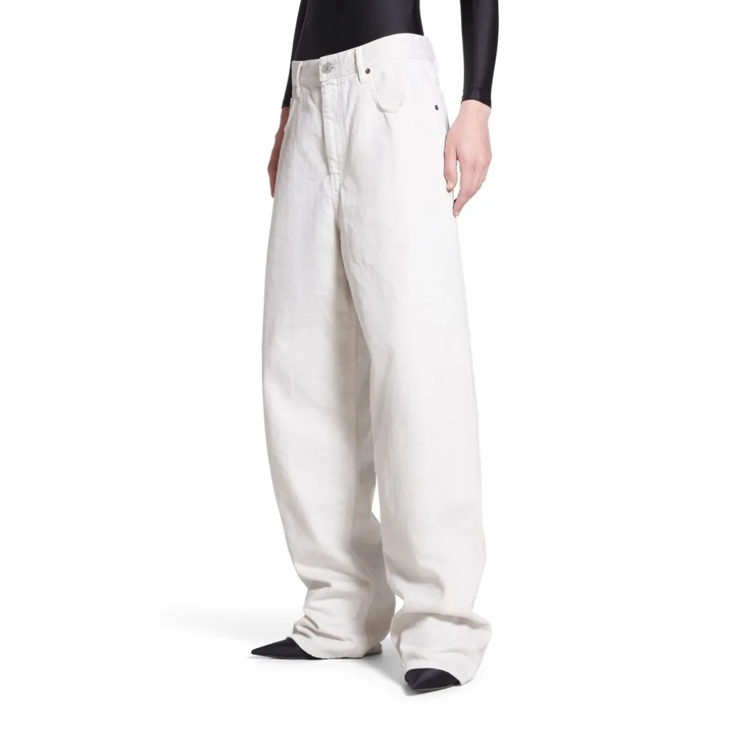 Jeans Loose Fit in Bianco