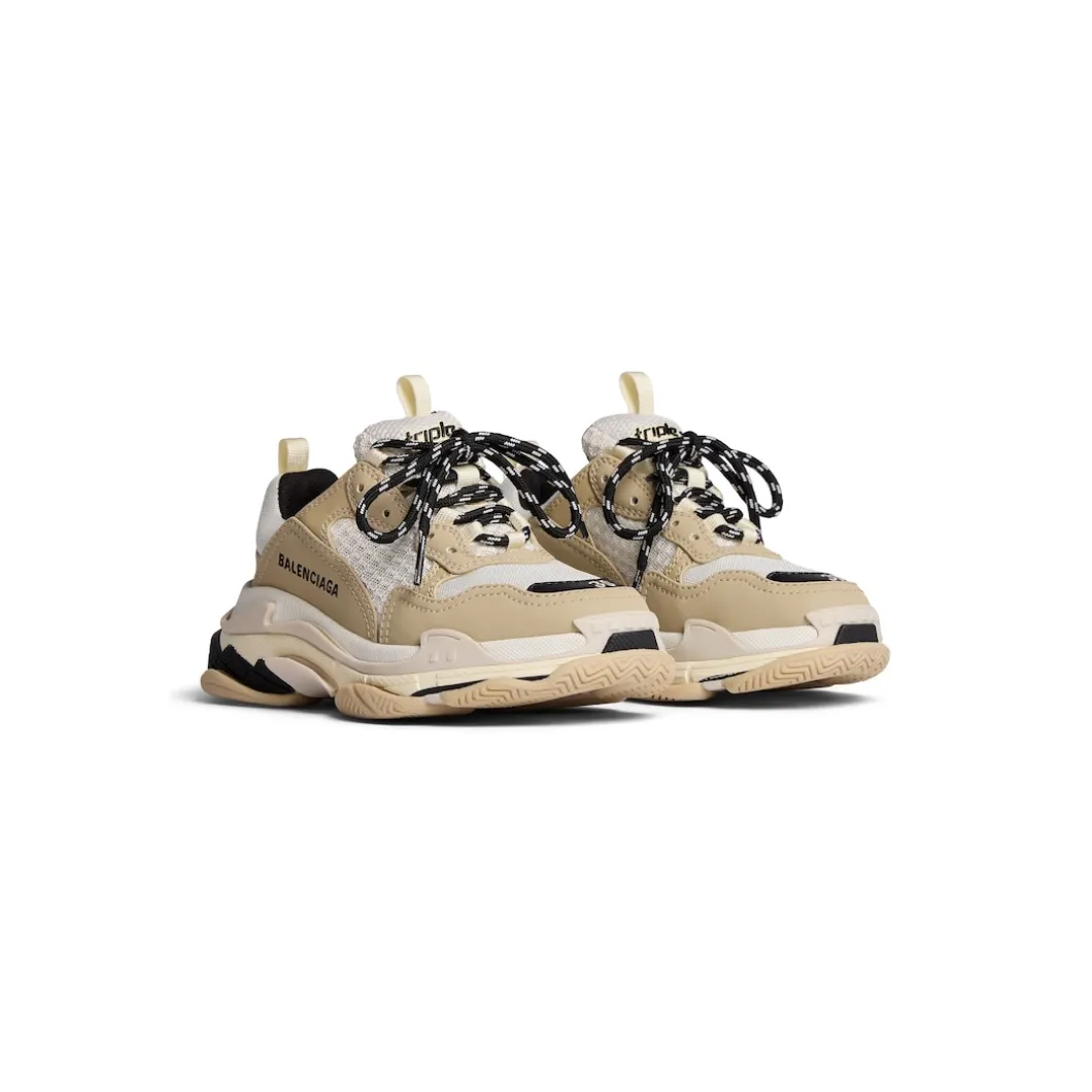 Kids - Sneaker Triple S in Beige/bianco