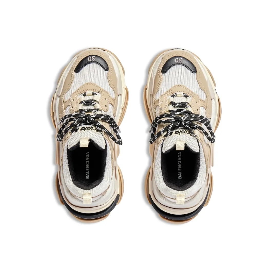 Kids - Sneaker Triple S in Beige/bianco