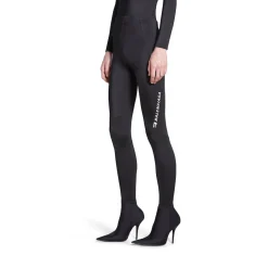 Legging Activewear Sporty B da Donna in Nero