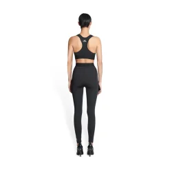 Leggings 3b Sports Icon Athletic Leg Cut da Donna in Nero