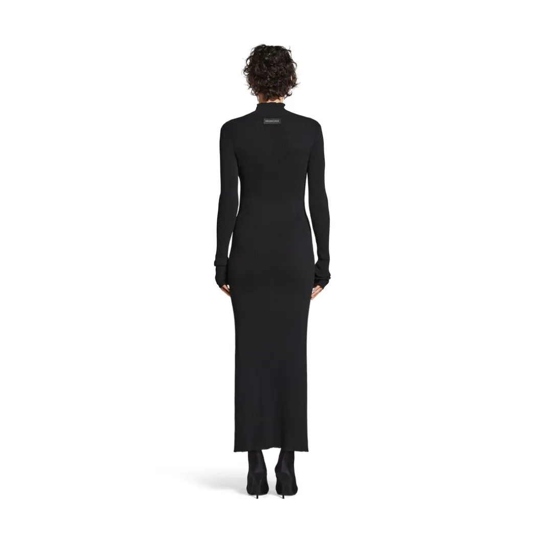Maxi Abito Balenciaga da Donna in Nero