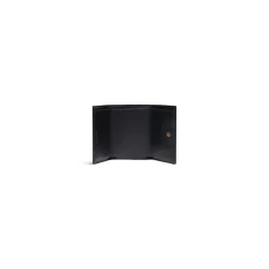 Mini Portafoglio Hourglass da Donna in Nero