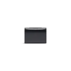 Mini Portafoglio Hourglass da Donna in Nero