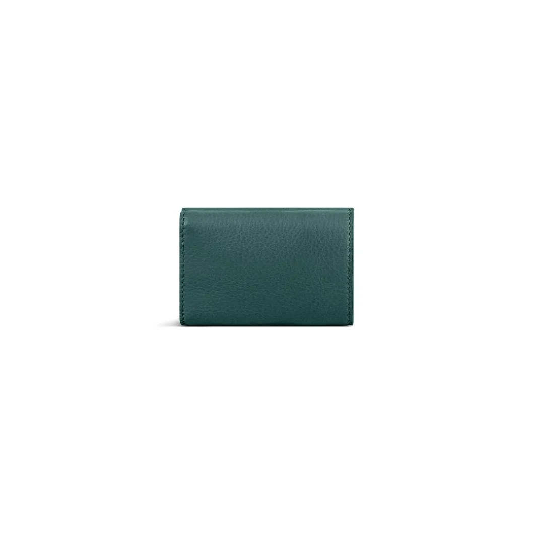 Mini Portafoglio Papier in Verde