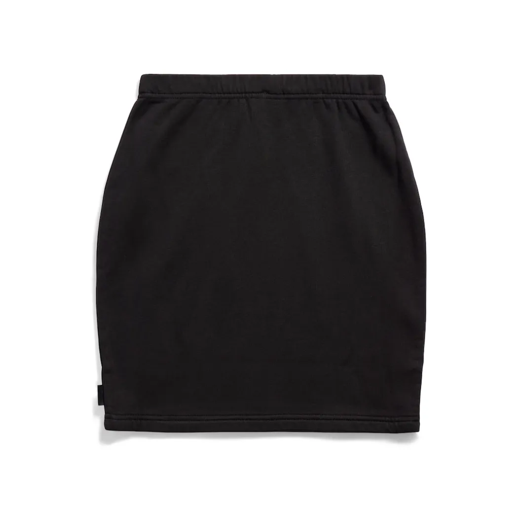 Minigonna da Donna in Nero Délavé