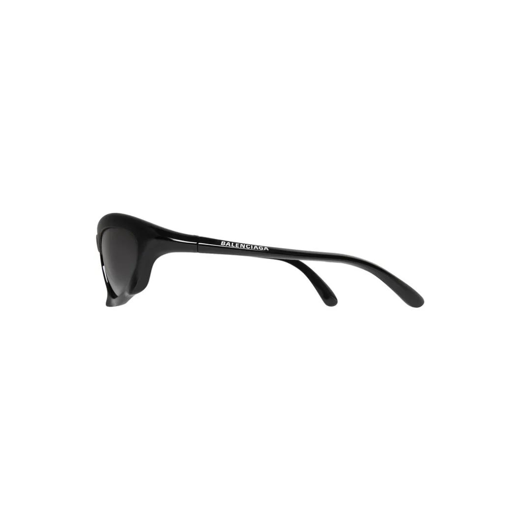 Occhiali Da Sole Bat Rectangle in Nero