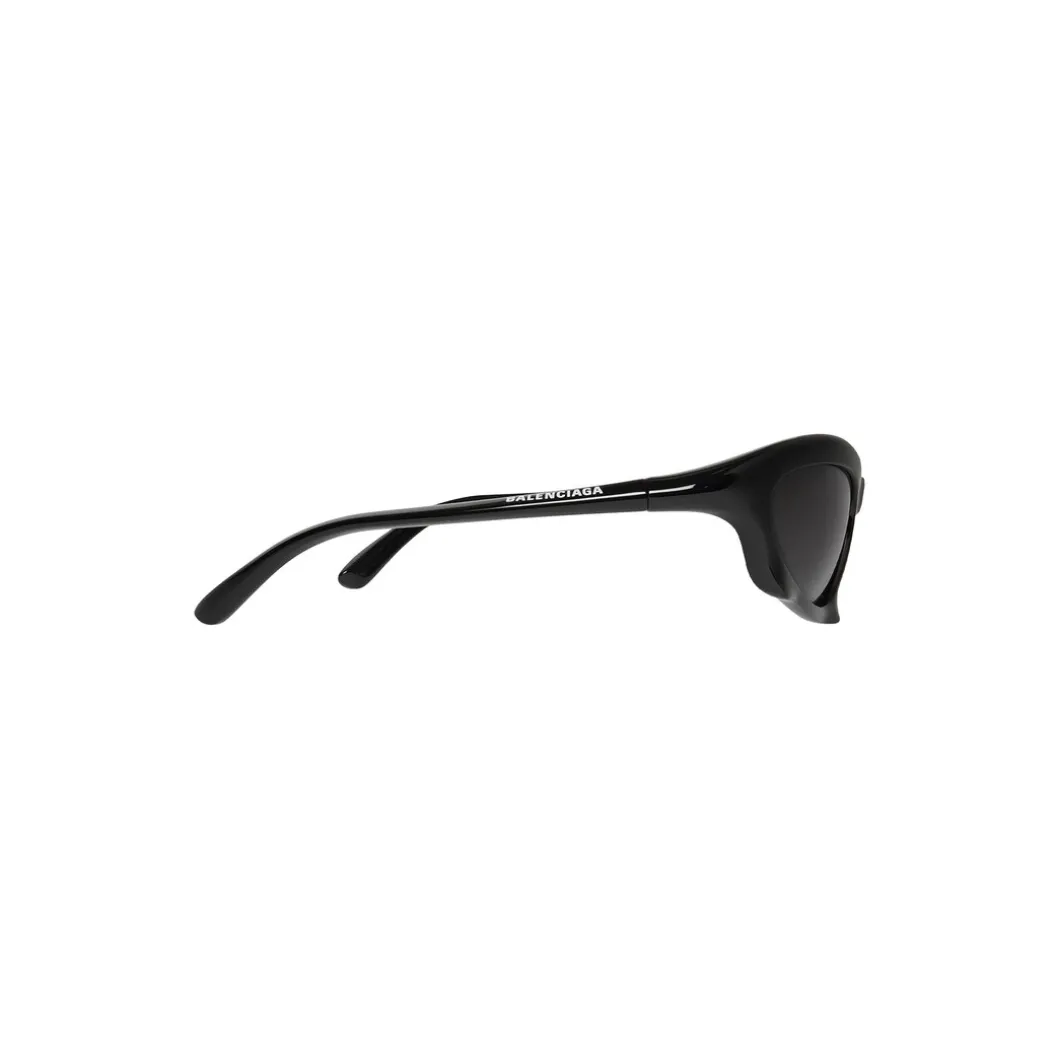 Occhiali Da Sole Bat Rectangle in Nero