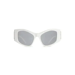 Occhiali Da Sole Dinasty D-frame Xl da Donna in Bianco