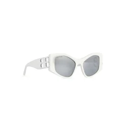 Occhiali Da Sole Dinasty D-frame Xl da Donna in Bianco