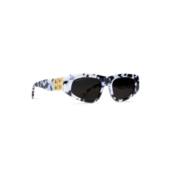 Occhiali Da Sole Dinasty D-frame da Donna in Bianco