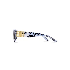 Occhiali Da Sole Dinasty D-frame da Donna in Bianco