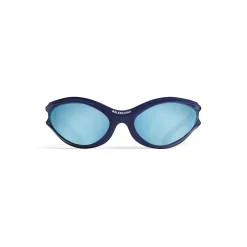 Occhiali Da Sole Dynamo Round in Blu