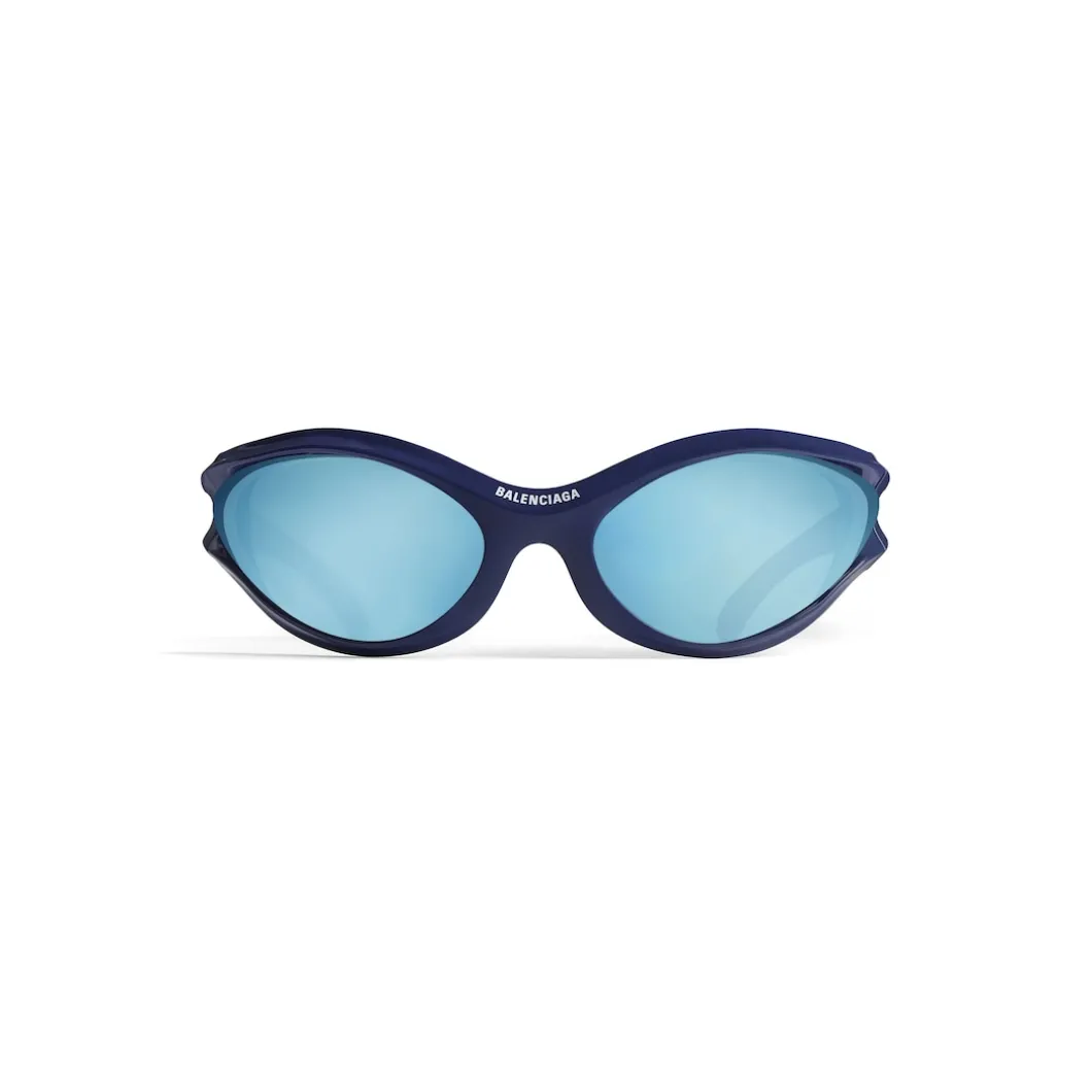Occhiali Da Sole Dynamo Round in Blu