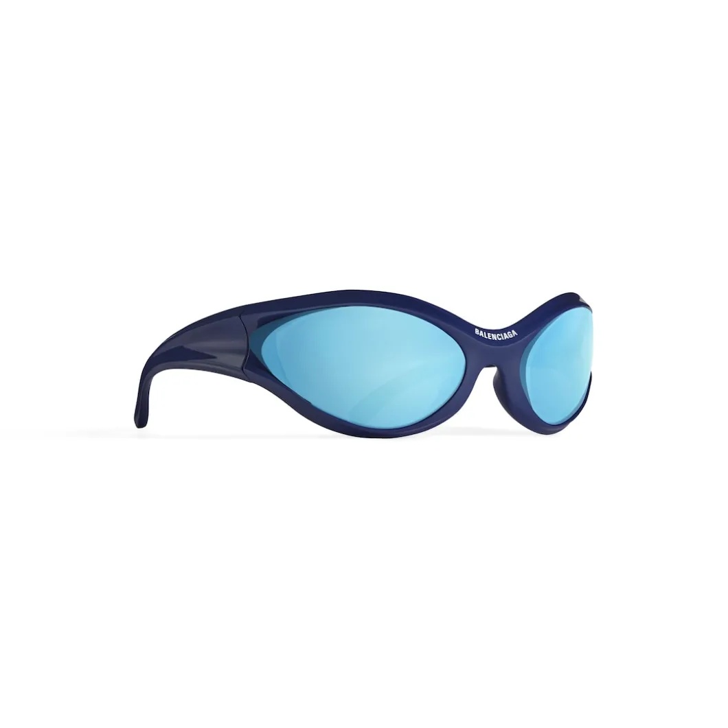 Occhiali Da Sole Dynamo Round in Blu