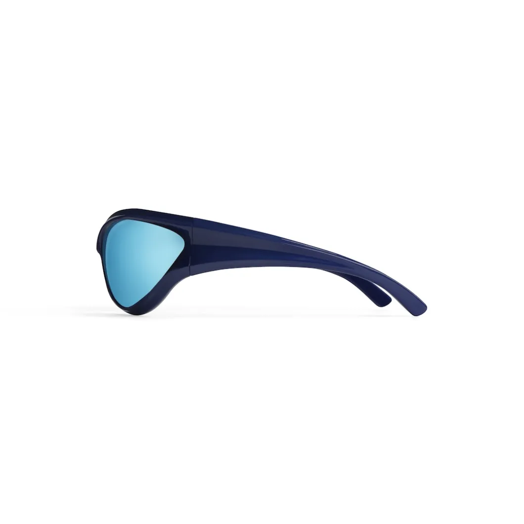 Occhiali Da Sole Dynamo Round in Blu