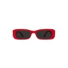 Occhiali Da Sole Dynasty Rectangle da Donna in Rosso