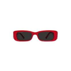 Occhiali Da Sole Dynasty Rectangle da Donna in Rosso