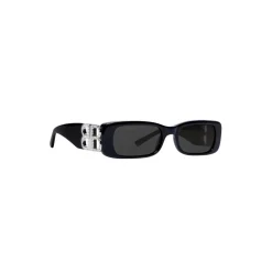 Occhiali Da Sole Dynasty Rectangle da Donna in Nero