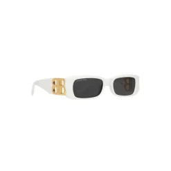 Occhiali Da Sole Dynasty Rectangle da Donna in Bianco