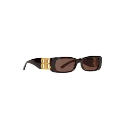 Occhiali Da Sole Dynasty Rectangle da Donna in Marrone