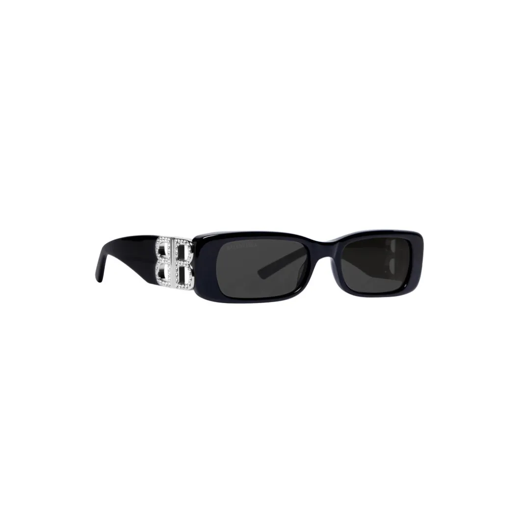 Occhiali Da Sole Dynasty Rectangle da Donna in Nero