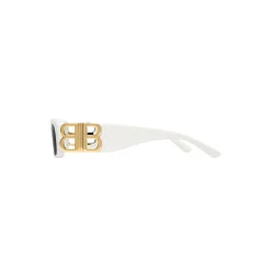 Occhiali Da Sole Dynasty Rectangle da Donna in Bianco