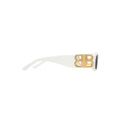 Occhiali Da Sole Dynasty Rectangle da Donna in Bianco
