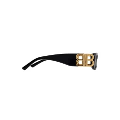 Occhiali Da Sole Dynasty Rectangle in Nero