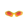 Occhiali Da Sole Fennec Oval  in Giallo/rosso