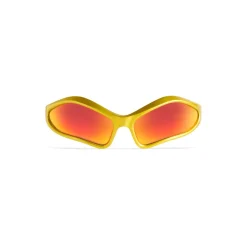 Occhiali Da Sole Fennec Oval in Giallo/rosso
