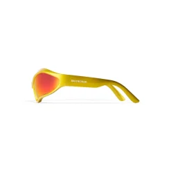 Occhiali Da Sole Fennec Oval  in Giallo/rosso