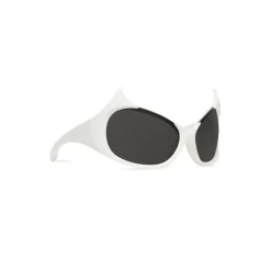 Occhiali Da Sole Gotham Cat in Bianco