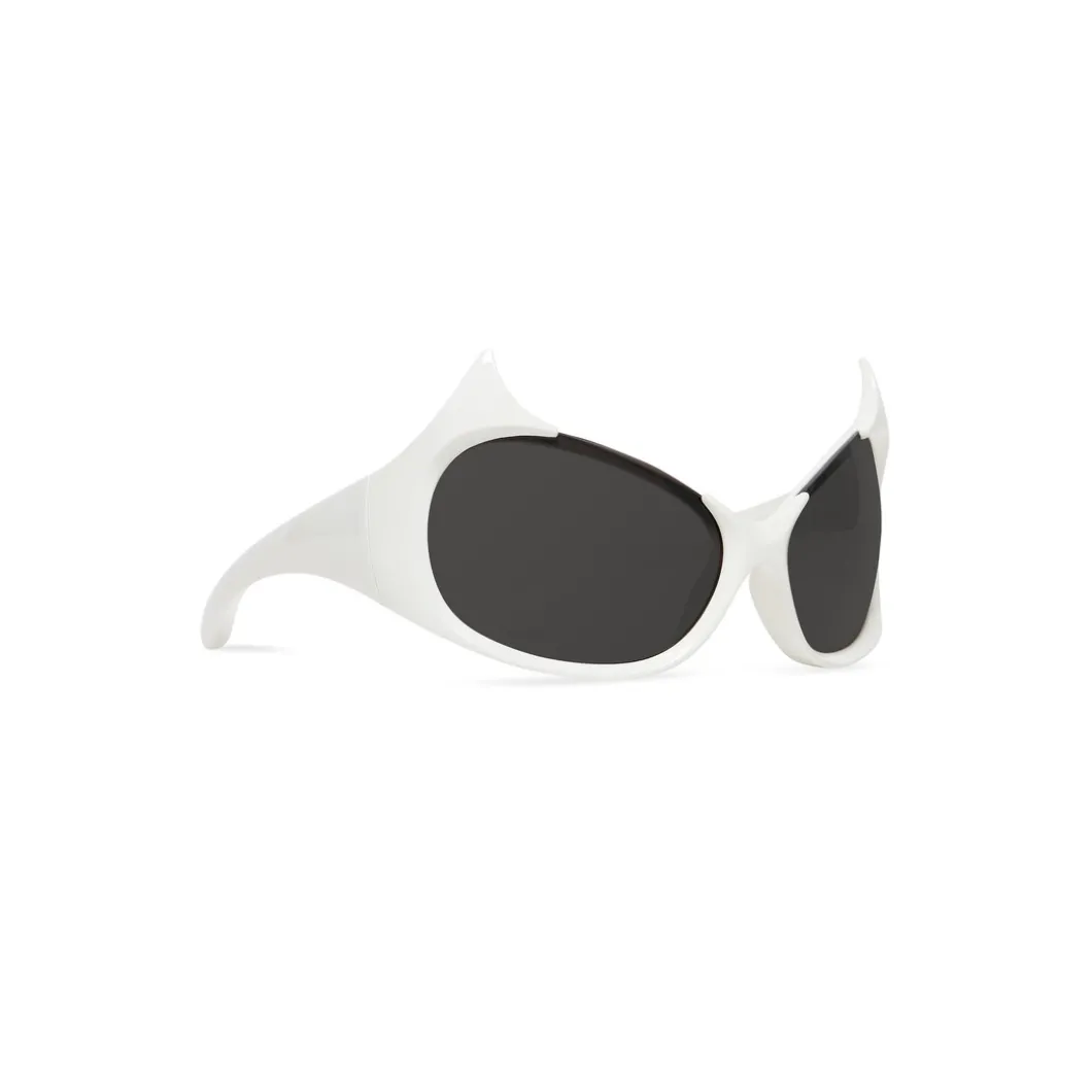 Occhiali Da Sole Gotham Cat in Bianco