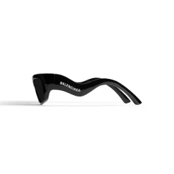 Occhiali Da Sole Hamptons Rectangle in Nero