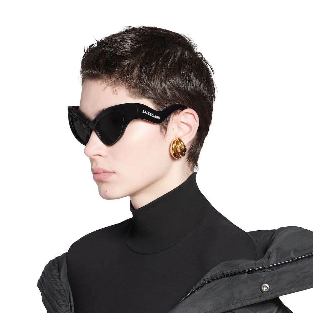 Occhiali Da Sole Hamptons Cat da Donna in Nero