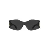 Occhiali Da Sole Hourglass Mask in Nero