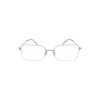 Occhiali Da Sole Invisible Rectangle  in Argento