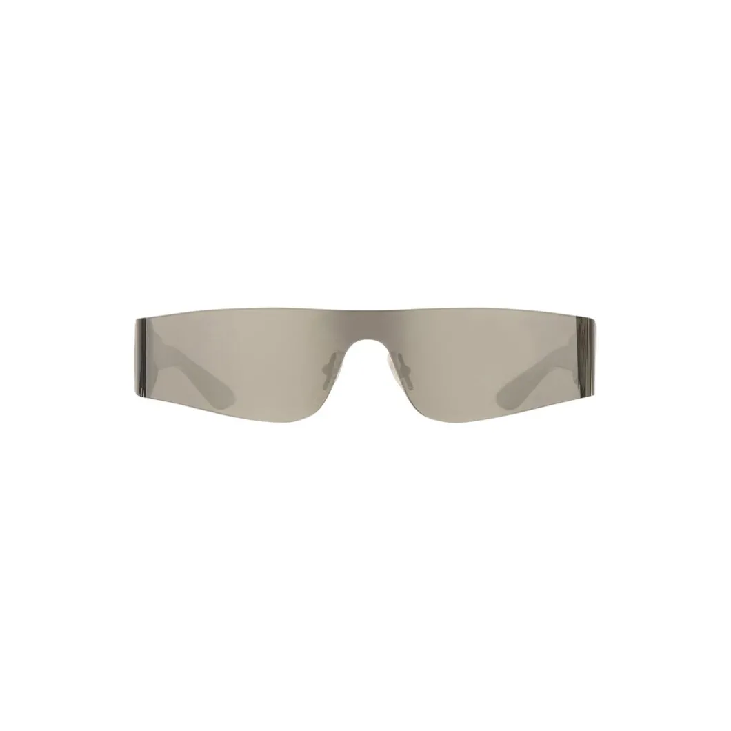 Occhiali Da Sole Mono Rectangle in Argento