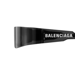Occhiali Da Sole Mono Rectangle in Nero