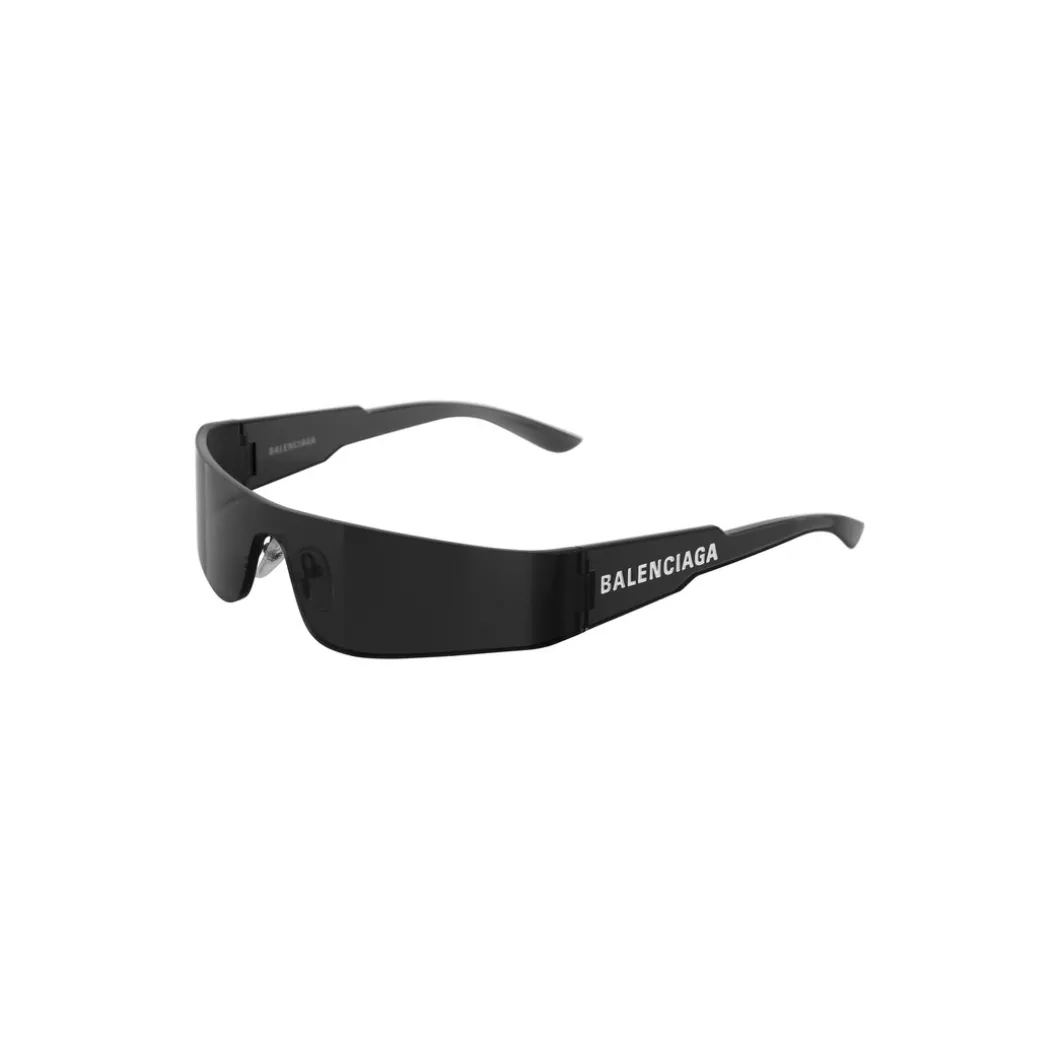 Occhiali Da Sole Mono Rectangle in Nero