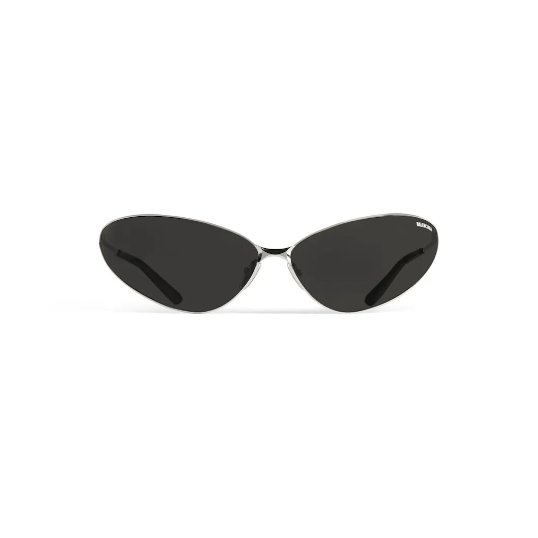 Occhiali Da Sole Razor Cat in Argento