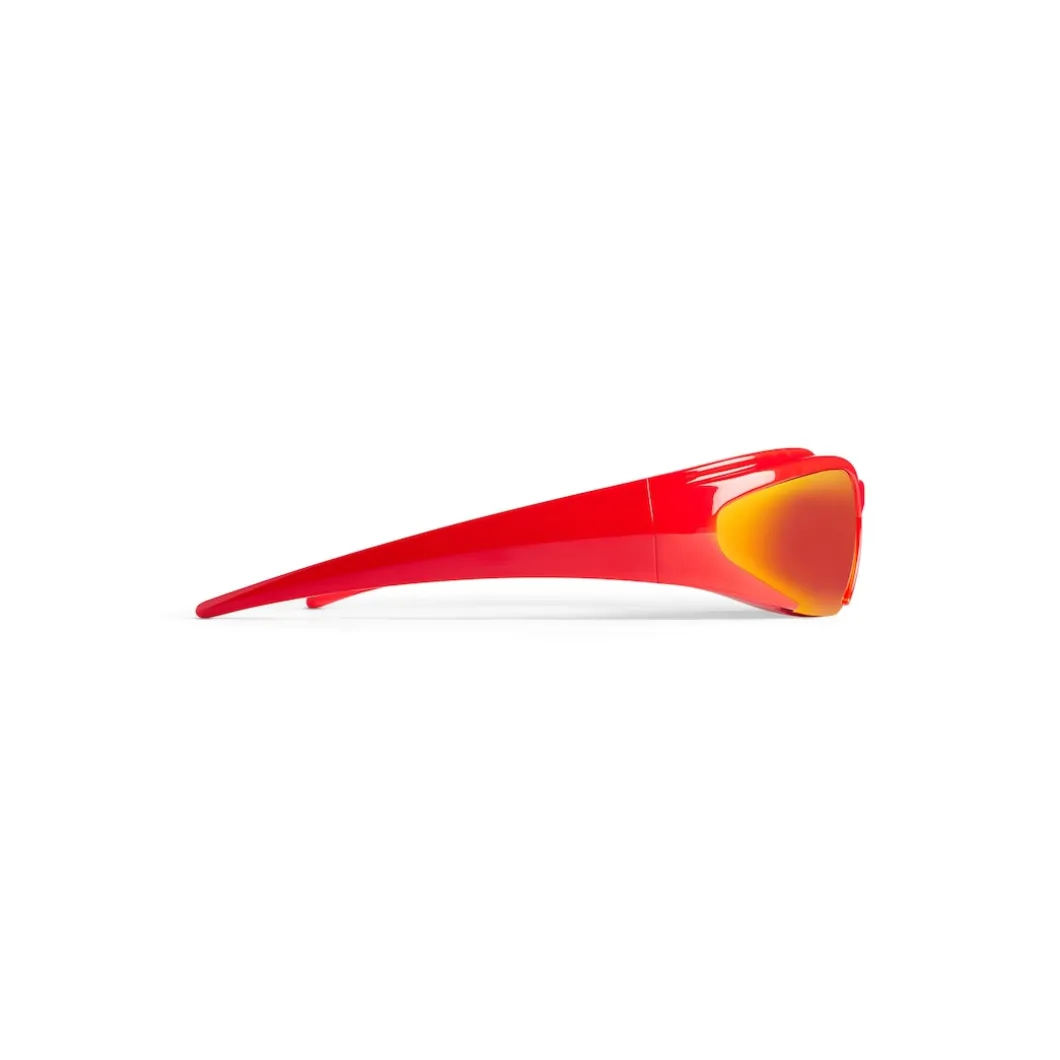 Occhiali Da Sole Reverse Xpander Rectangle in Rosso