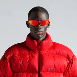 Occhiali Da Sole Reverse Xpander Rectangle in Rosso